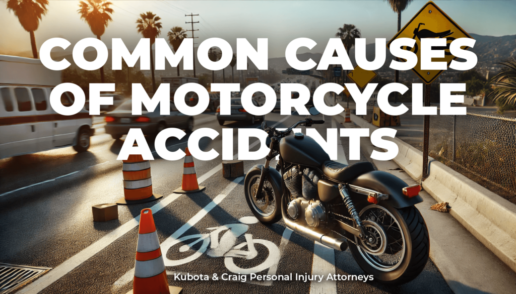 Kubota & Craig Personal Injury Attorneys Discuss The Most Common Reasons for Motorcycle Accidents