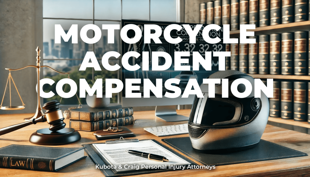 Kubota & Craig personal injury lawyers discuss compensation for victims of motorcycle accidents.