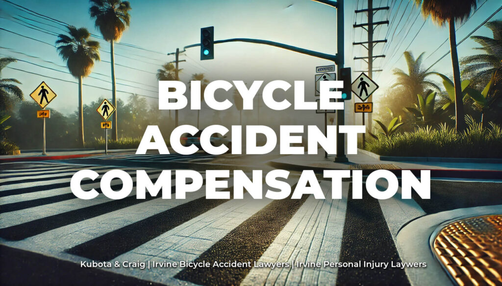 Cyclist receiving legal advice about compensation for injuries and damages after an accident.